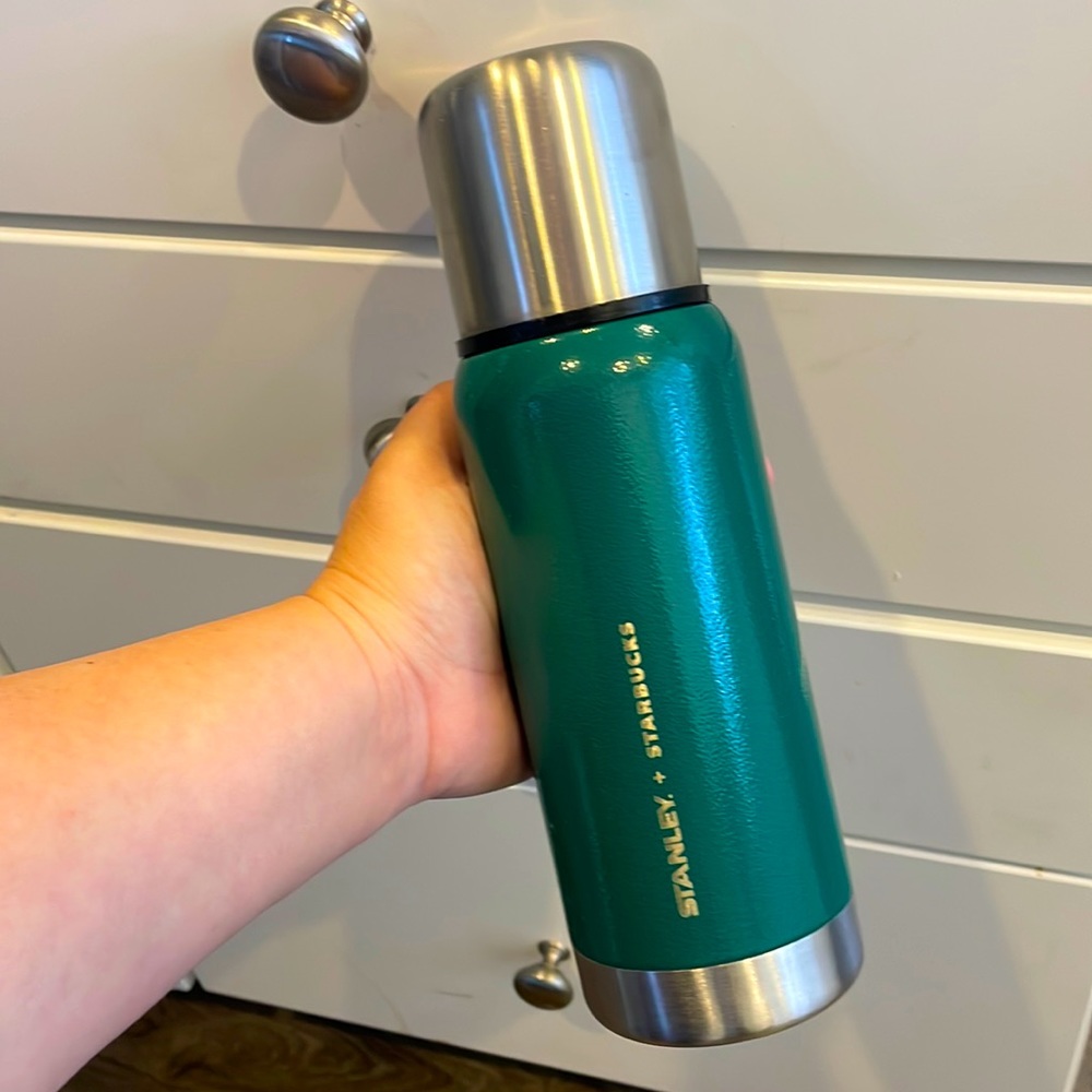 Starbucks collab with Stanley! Thermos.